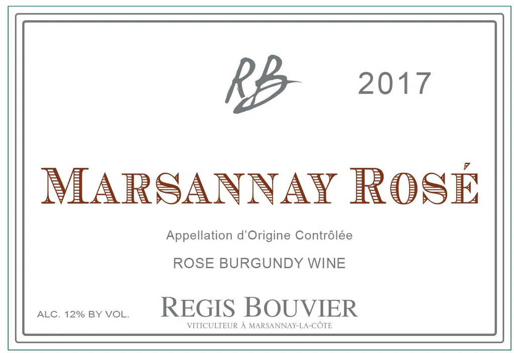 Marsannay Rose Bottle