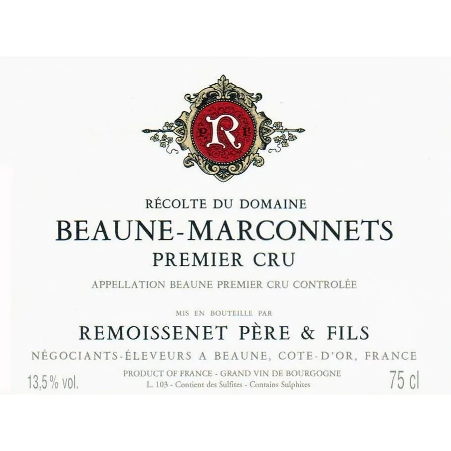 Beaune Marconnets Premier Cru Bottle