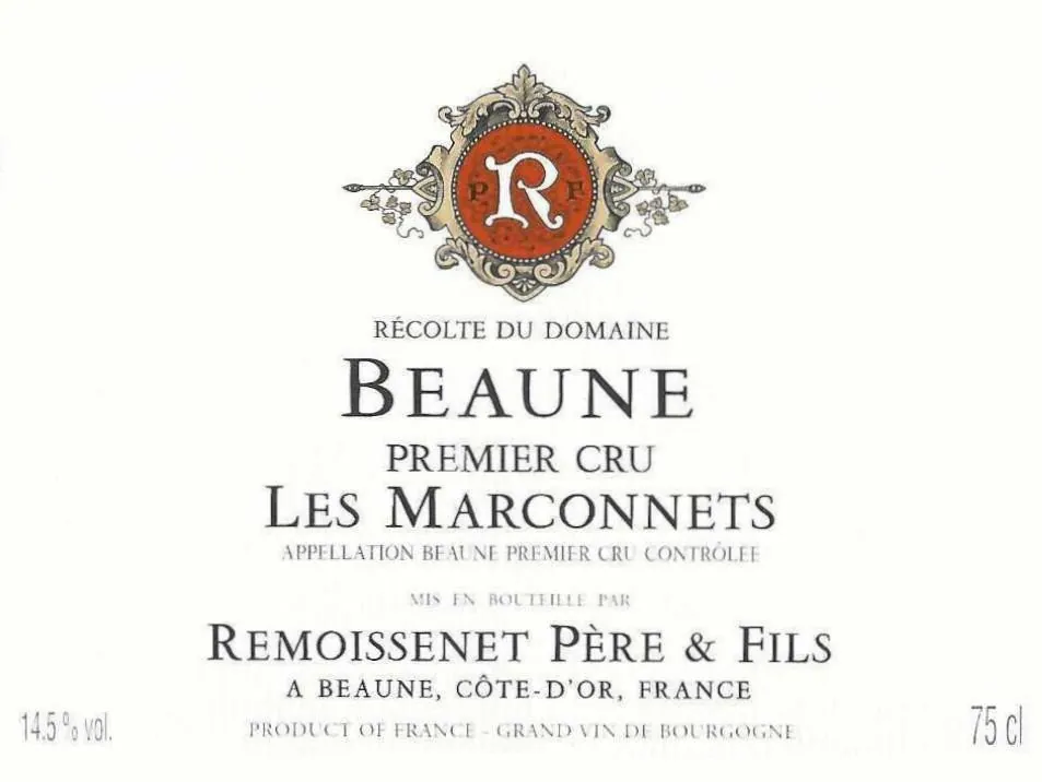Beaune Premier Cru Marconnets Bottle