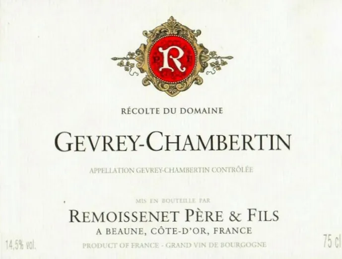 Gevrey-Chambertin Bottle
