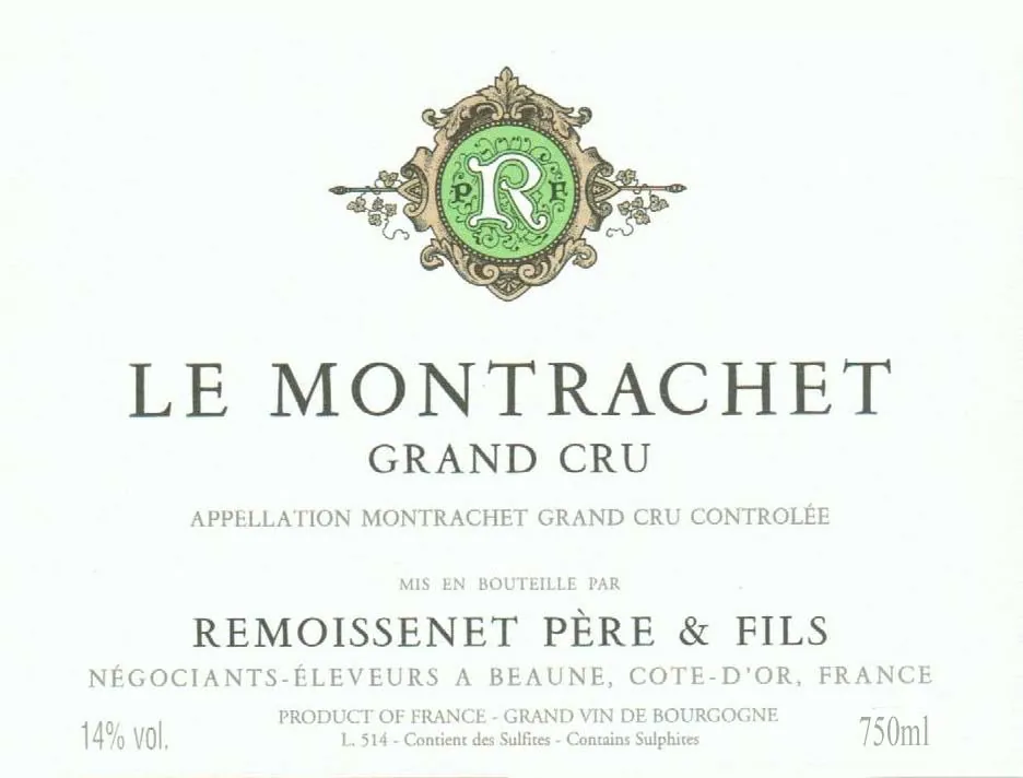 Le Montrachet Grand Cru Bottle