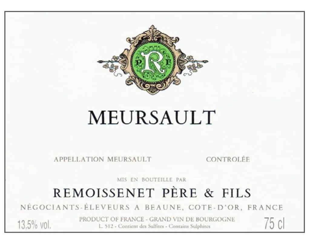 Meursault Bottle