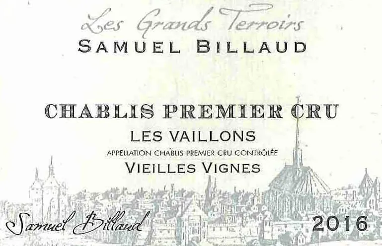 Chablis Les Vaillons Vieilles Vignes Premier Cru Bottle
