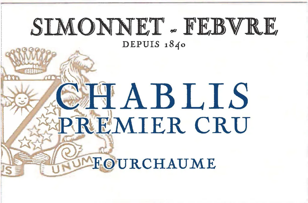 Chablis Fourchaume Premier Cru Bottle