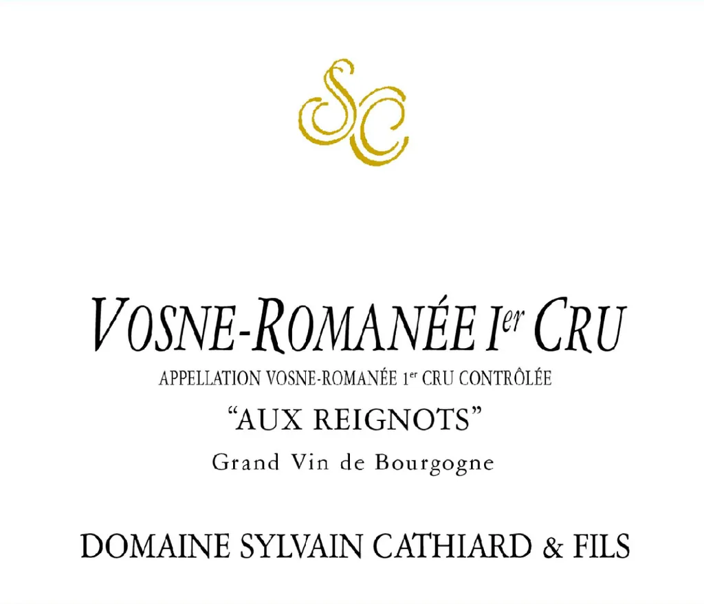 Vosne-Romanee Aux Reignots Premier Cru Bottle