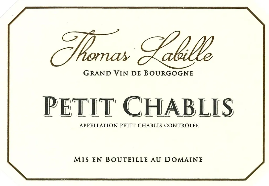 Petit Chablis Bottle
