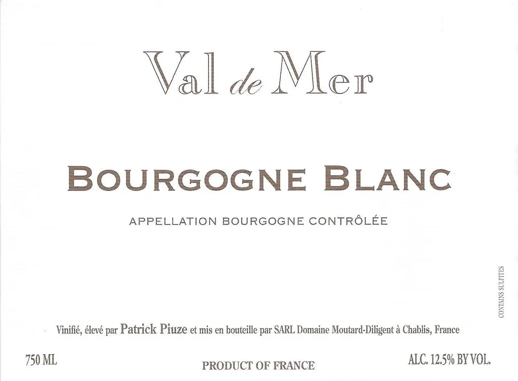 Bourgogne Blanc Bottle