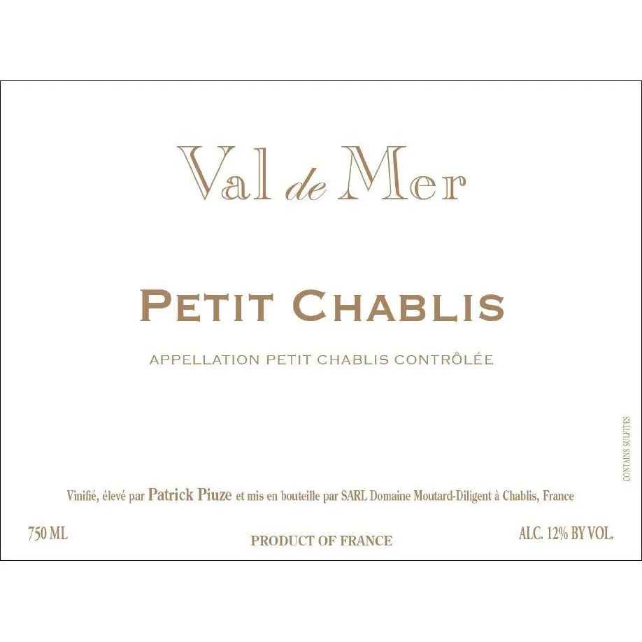 Petit Chablis Bottle
