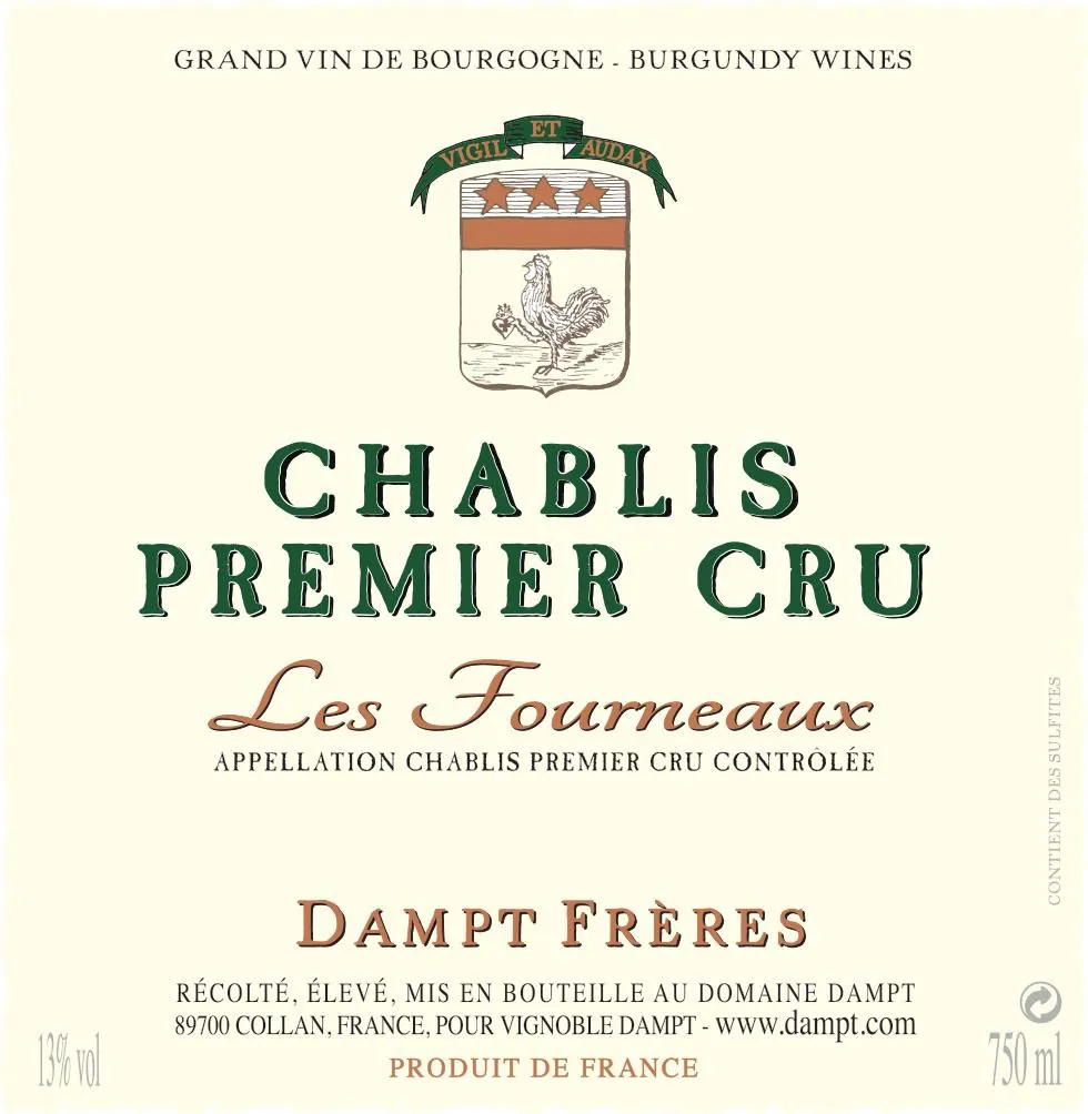 Chablis Les Fourneaux Premier Cru Bottle