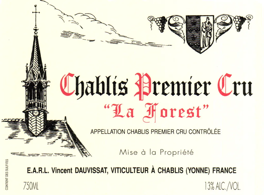 Chablis La Forest Premier Cru Bottle