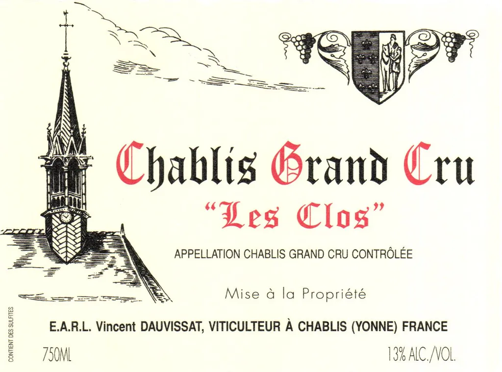 Chablis Les Clos Grand Cru Bottle