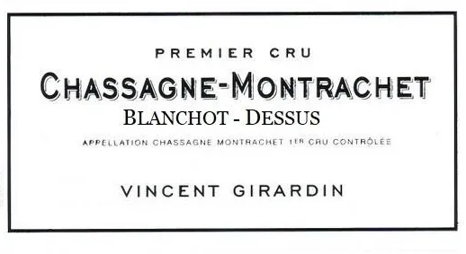 Chassagne-Montrachet Blanchots-Dessus Premier Cru Bottle
