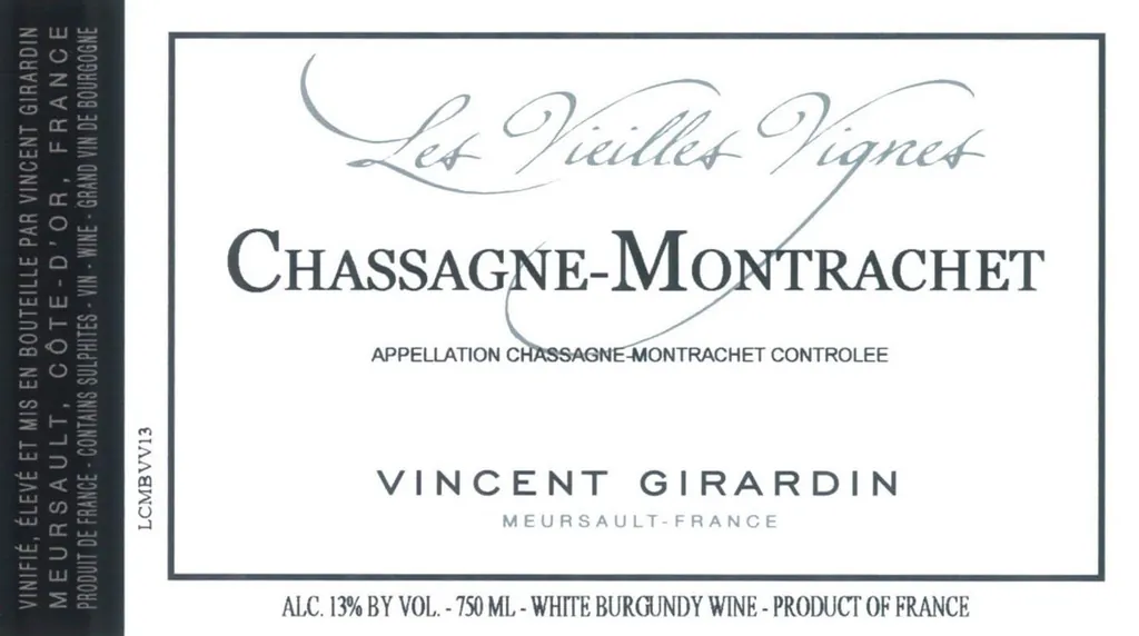 Chassagne-Montrachet Les Vieilles Vignes Bottle