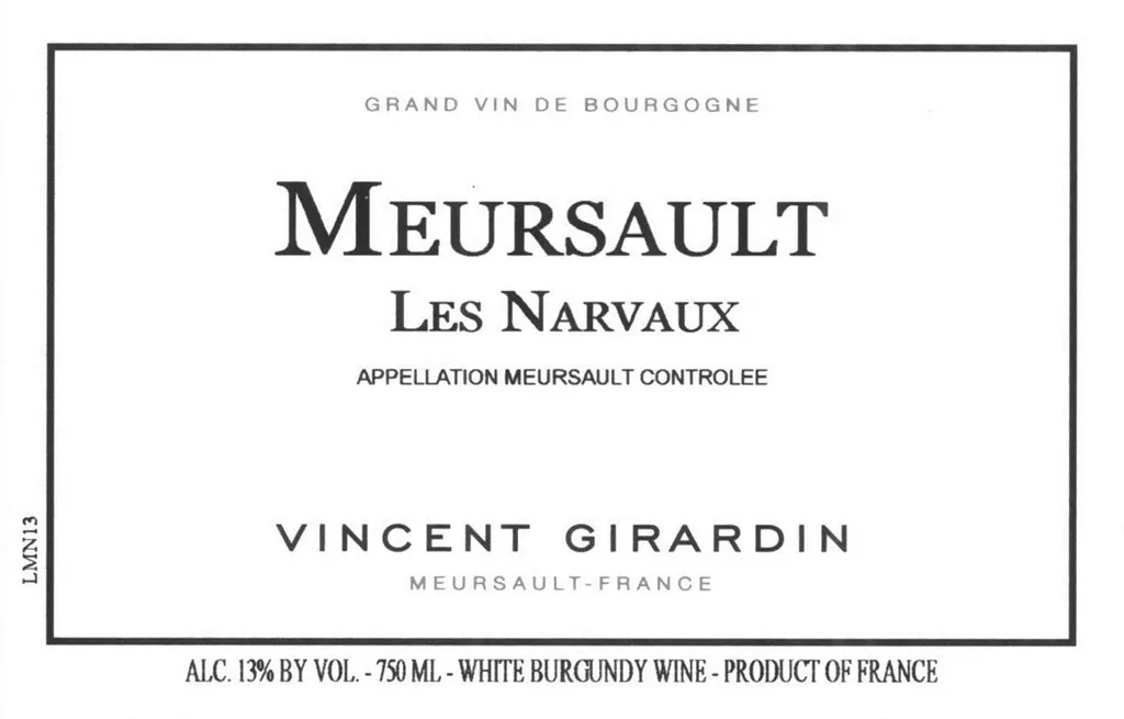 Meursault Les Narvaux Bottle