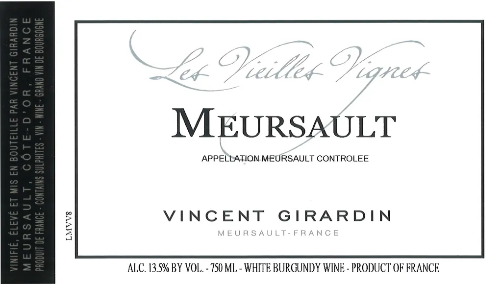 Meursault Les Vieilles Vignes Bottle