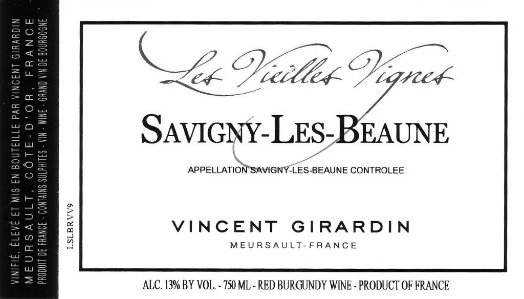 Savigny-Les-Beaune Blanc Vieilles Vignes Bottle