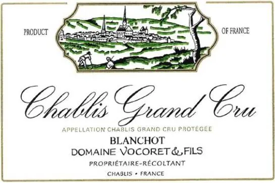 Chablis Blanchot Grand Cru Bottle