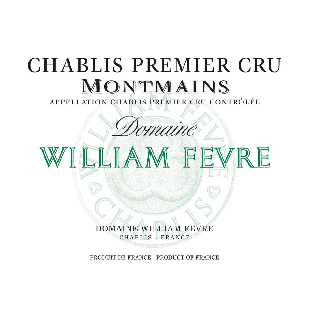 Chablis Montmains Premier Cru Bottle