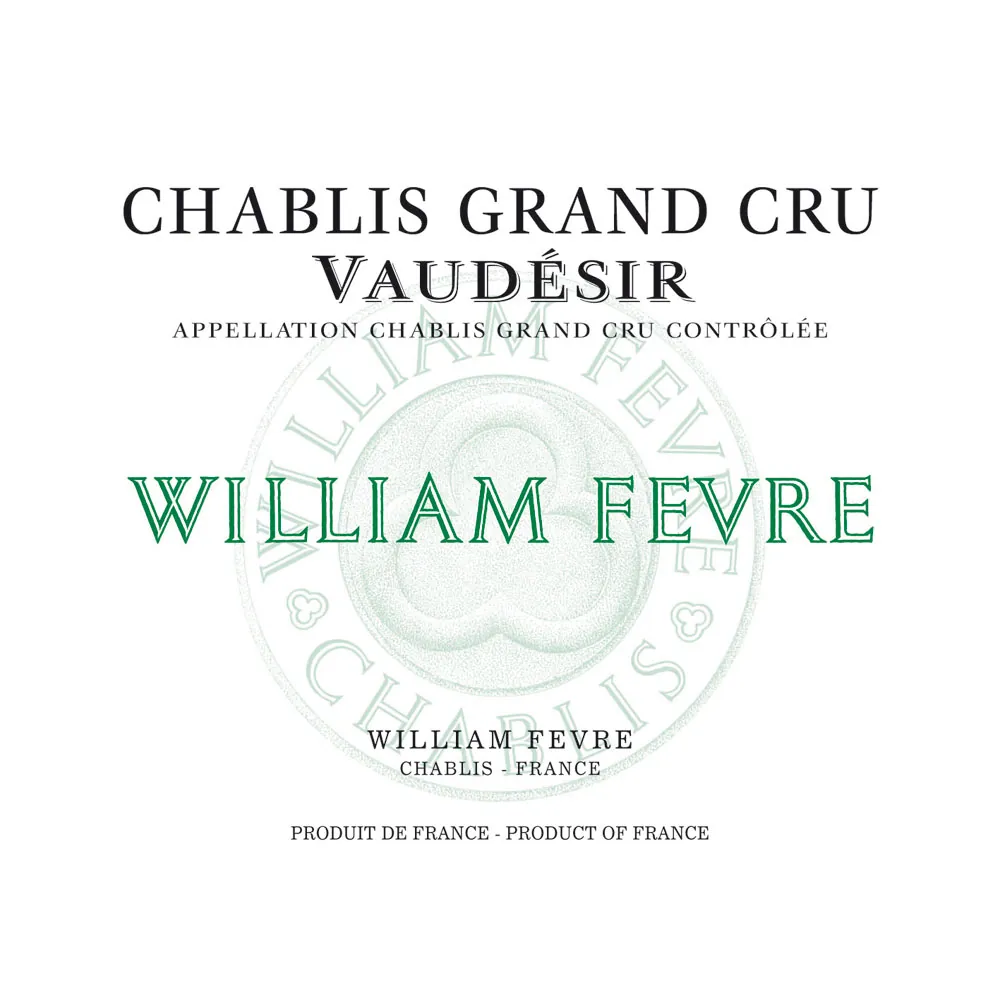 Chablis Vaudesir Domaine Grand Cru Bottle