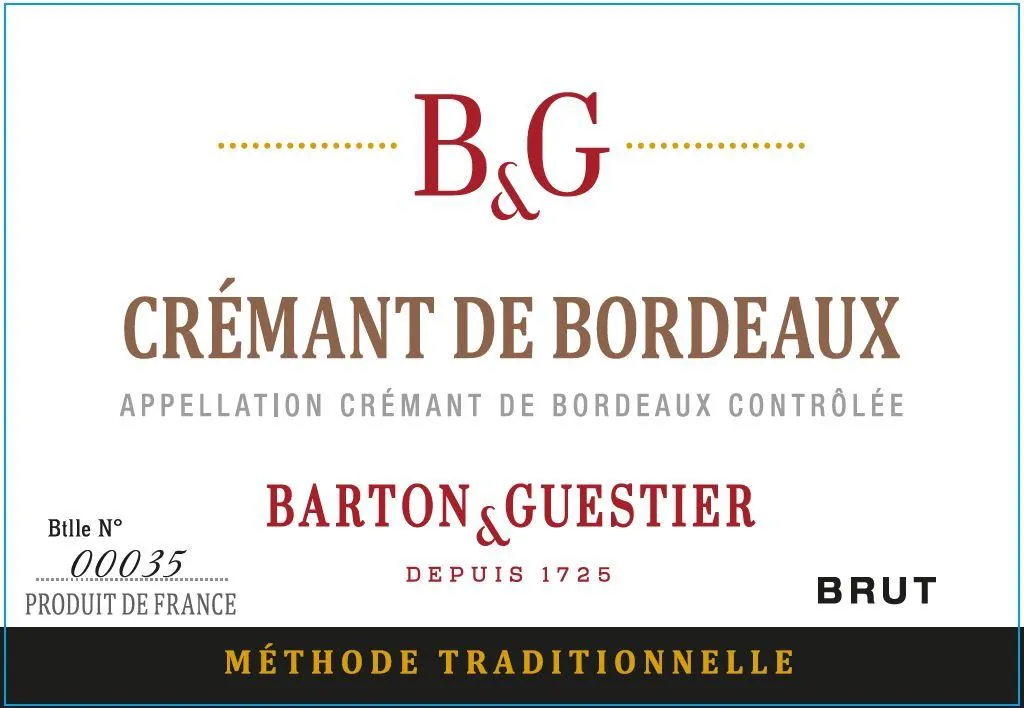 Crement de Bordeaux Brut Bottle