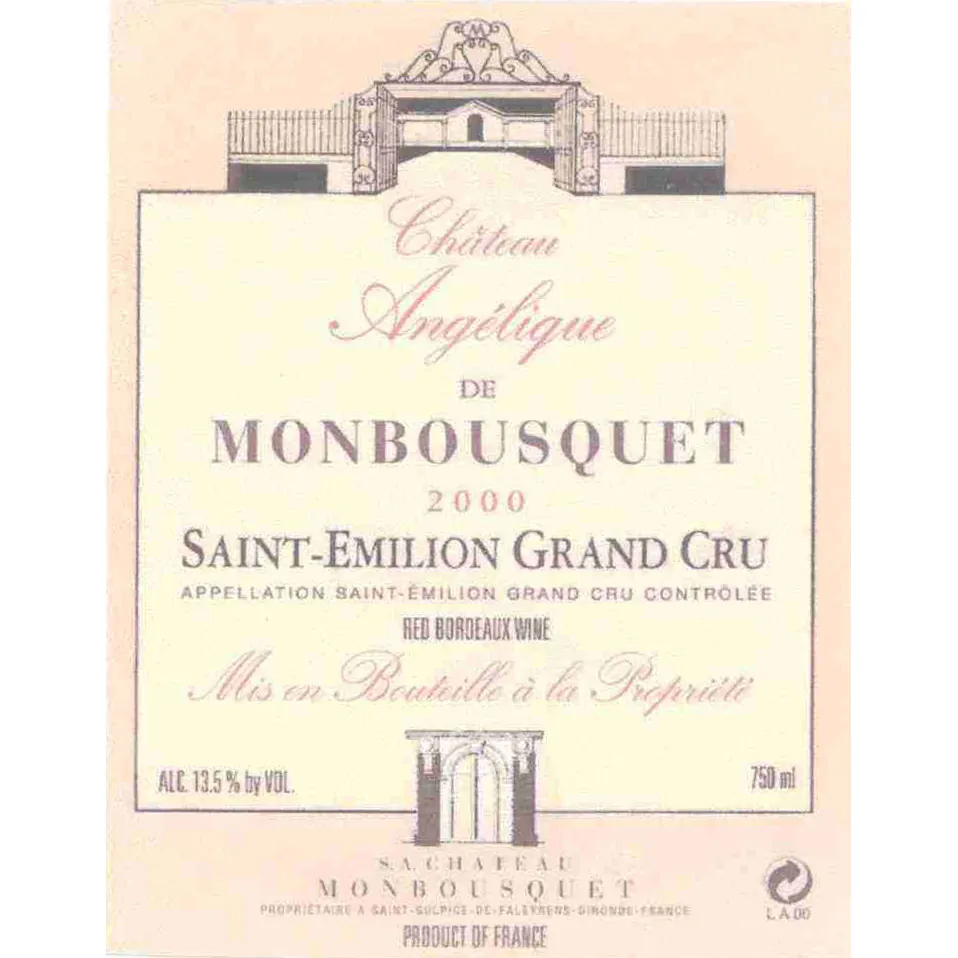 St. Emilion Grand Cru Bottle