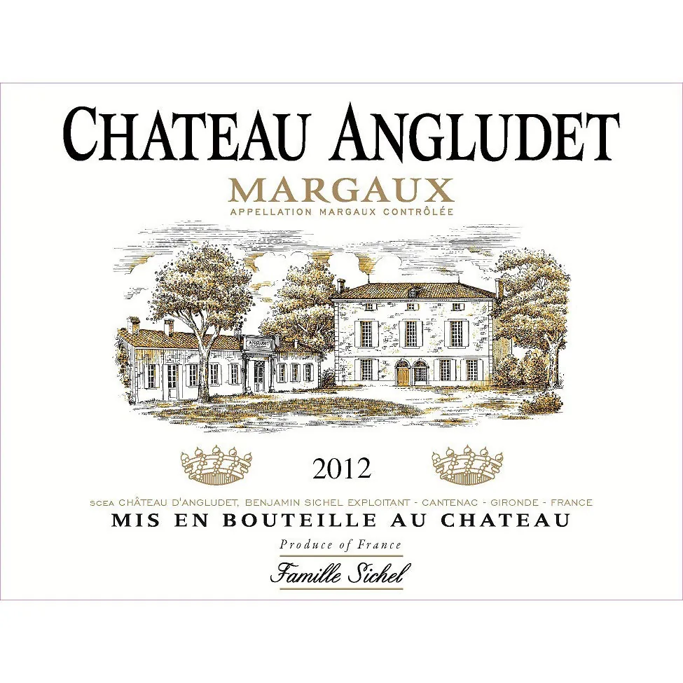 Chateau Angludet Bottle
