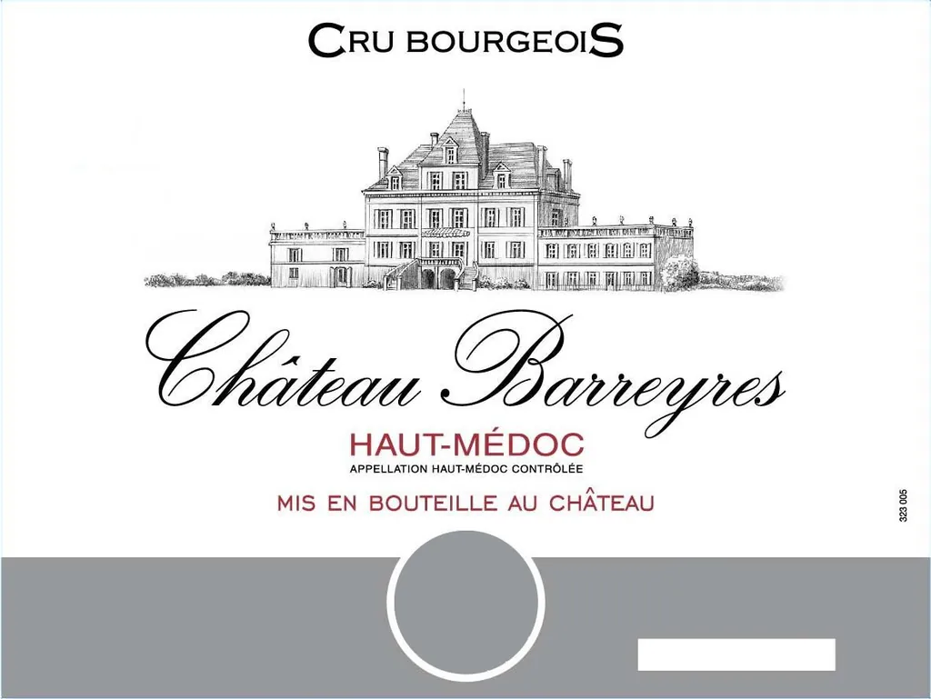 Chateau Barreyres Bottle