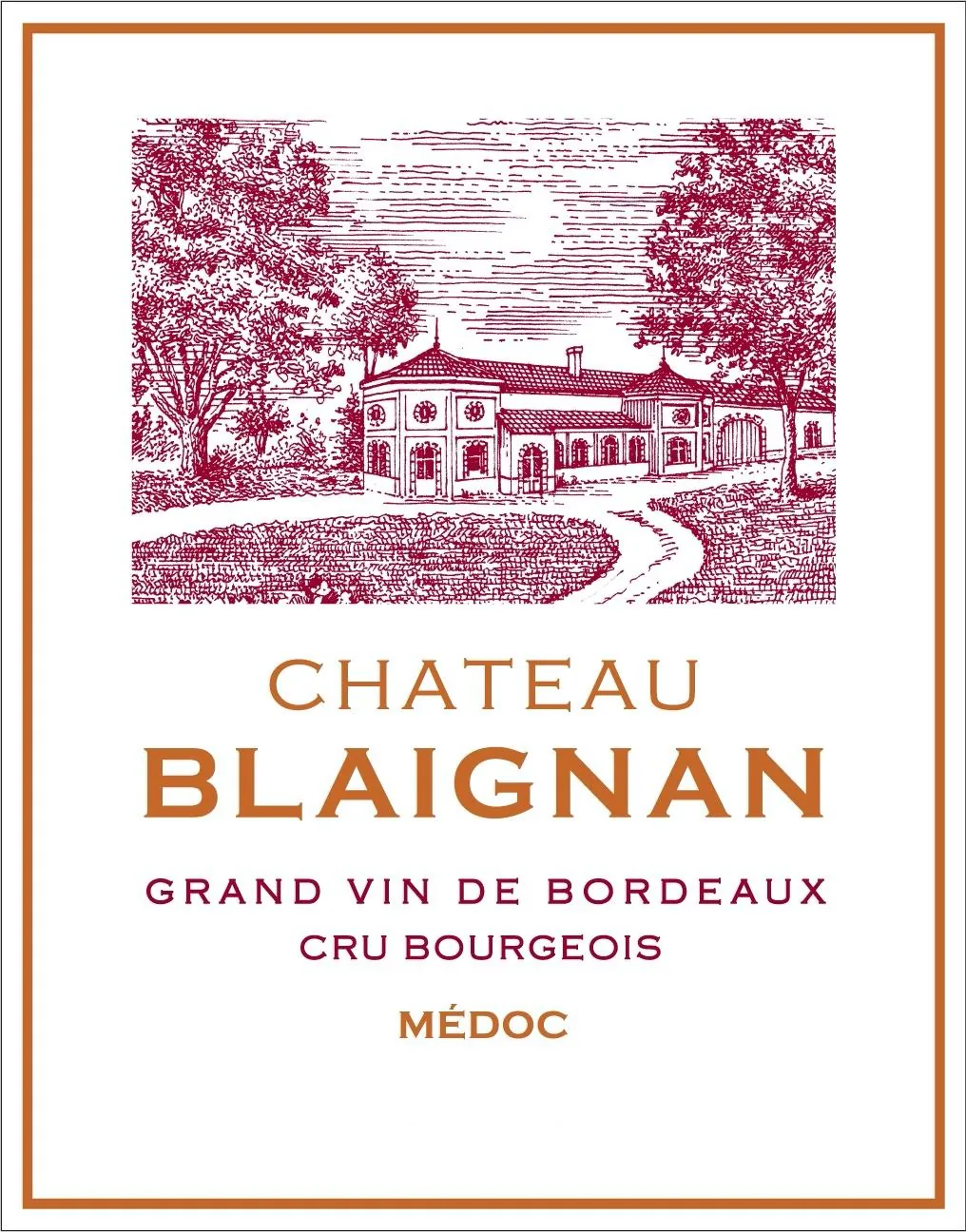 Chateau Blaignan Bottle