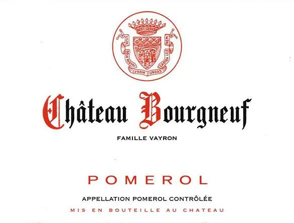 Chateau Bourgneuf Bottle