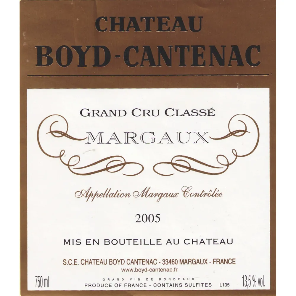Chateau Boyd-Cantenac Bottle