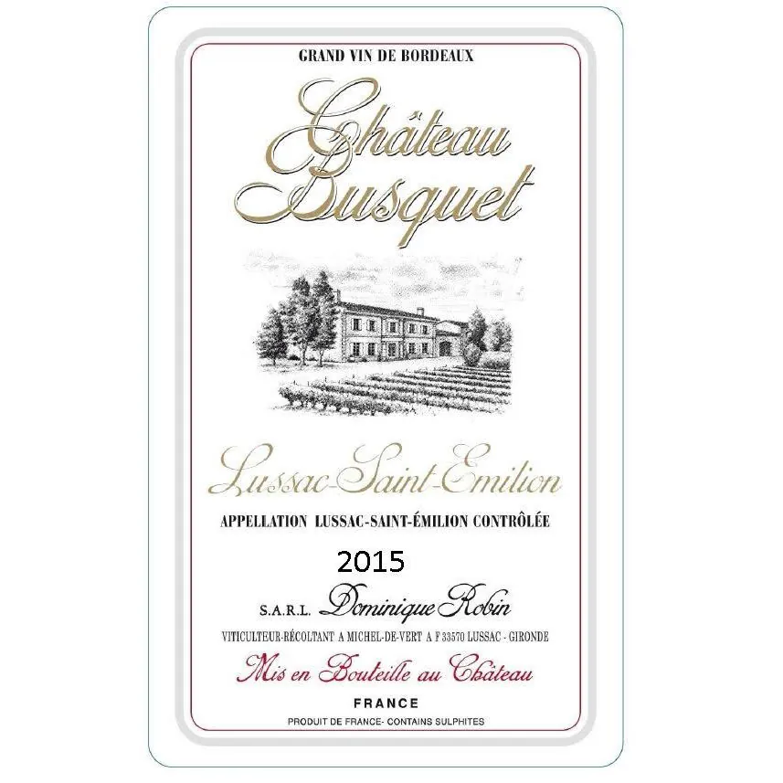 Lussac-St. Emilion Bottle