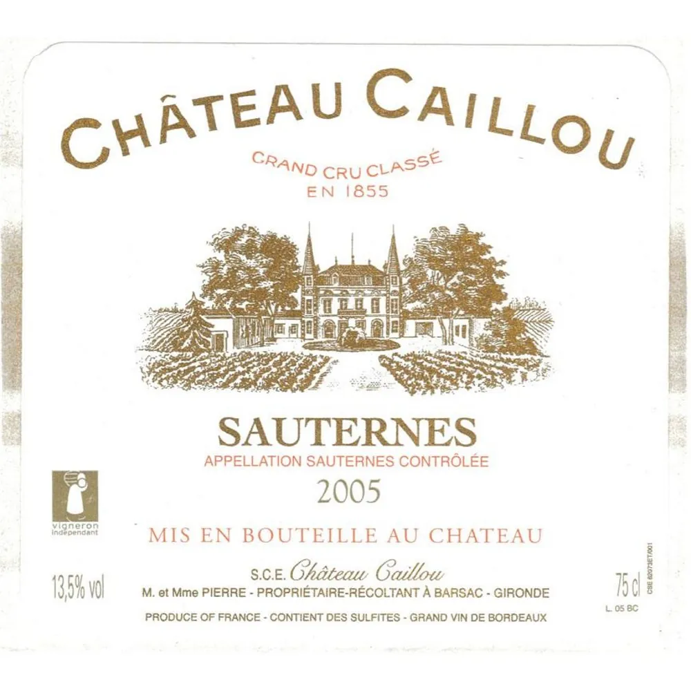 Sauternes Bottle