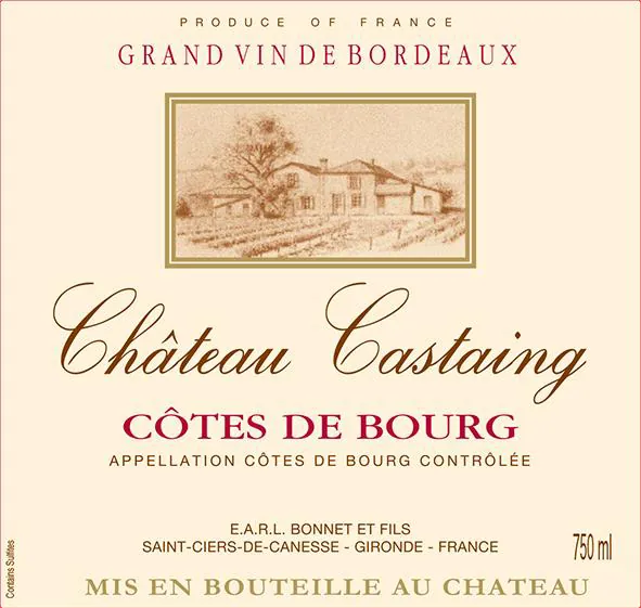 Chateau Castaing Bottle
