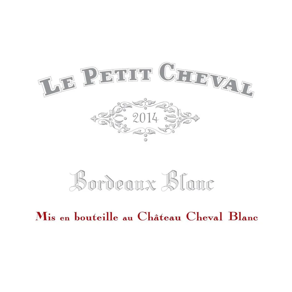Le Petit Cheval Bordeaux Blanc Bottle