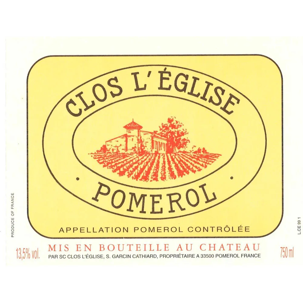 Chateau Clos L'Eglise Bottle