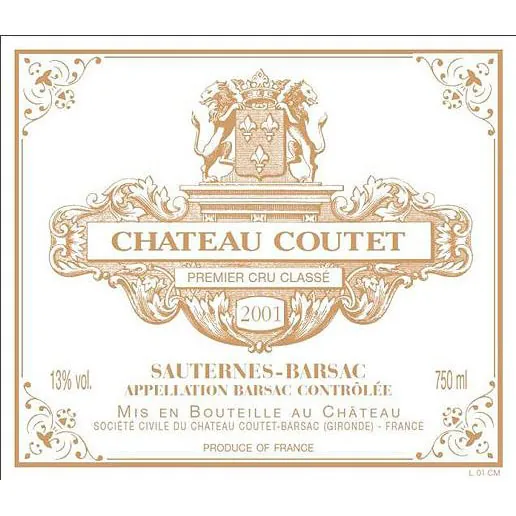 Chateau Coutet Bottle