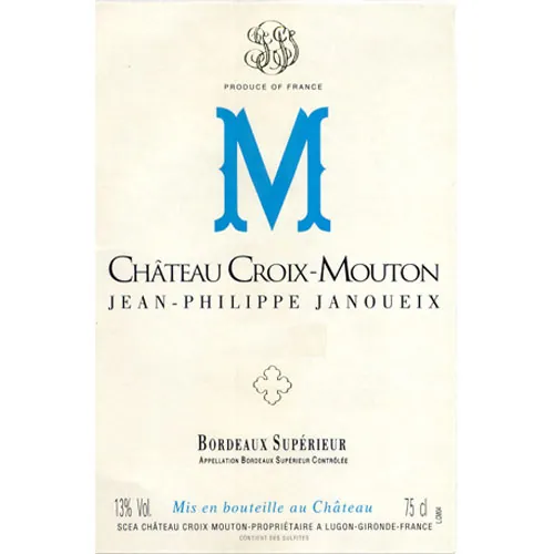 Bordeaux Superieur Bottle