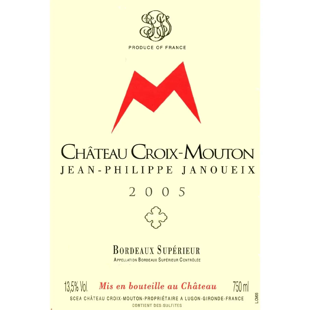 Bordeaux Superieur 20 Mille Bottle