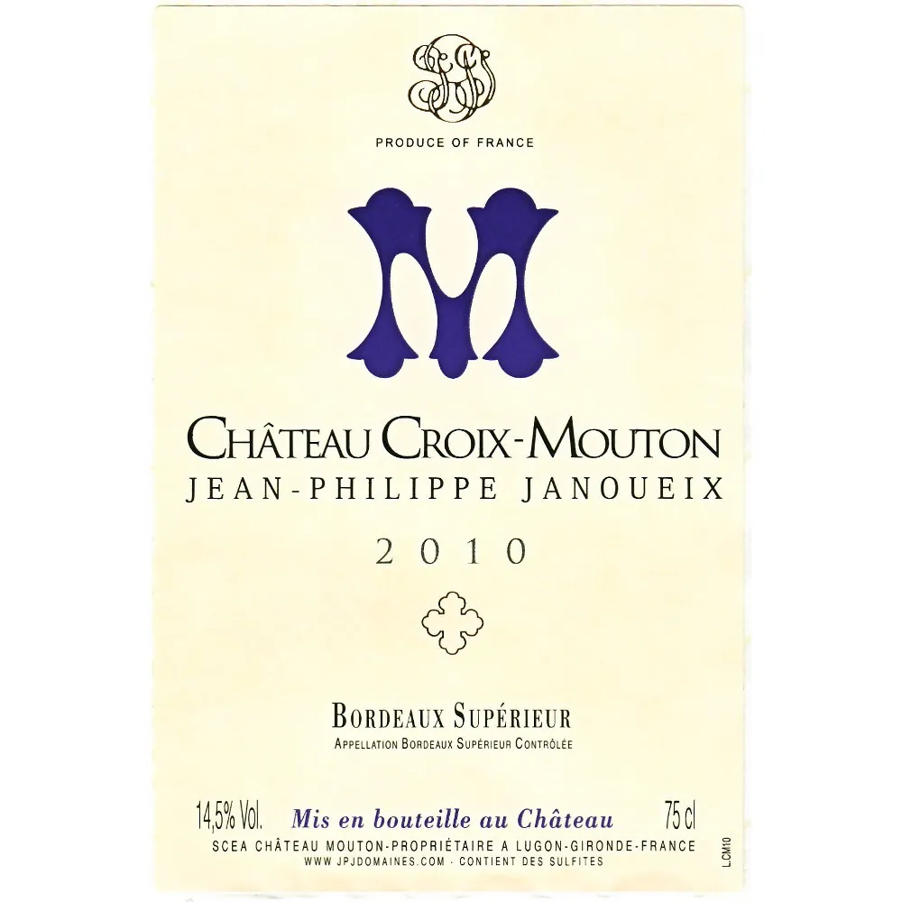 Bordeaux Superior Bottle