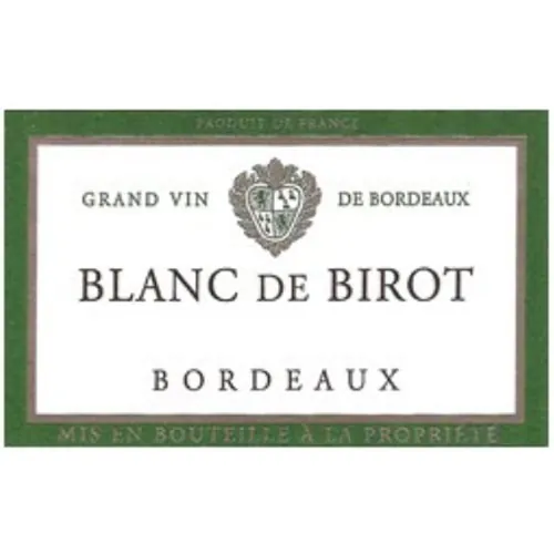 Blanc de Birot Bottle