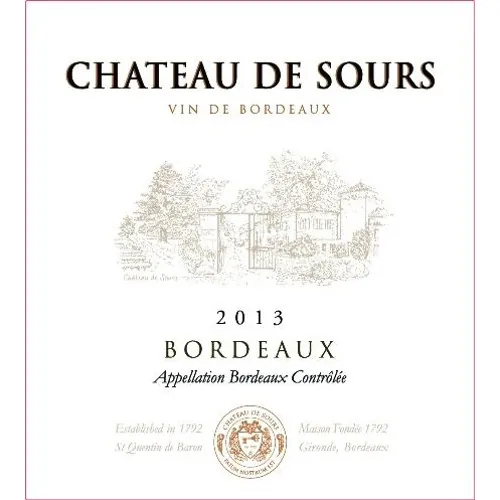 Bordeaux Blanc Bottle