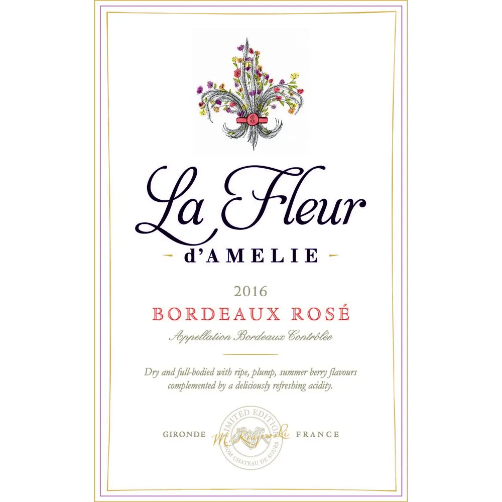 La Fleur d'Amelie Rose Bottle