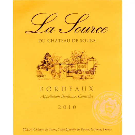 La Source Blanc Bottle
