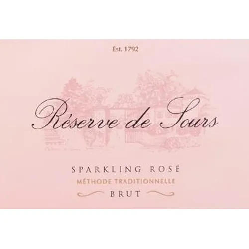 Reserve de Sours Sparkling Rose Bottle