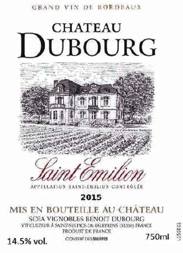 Chateau Dubourg Bottle