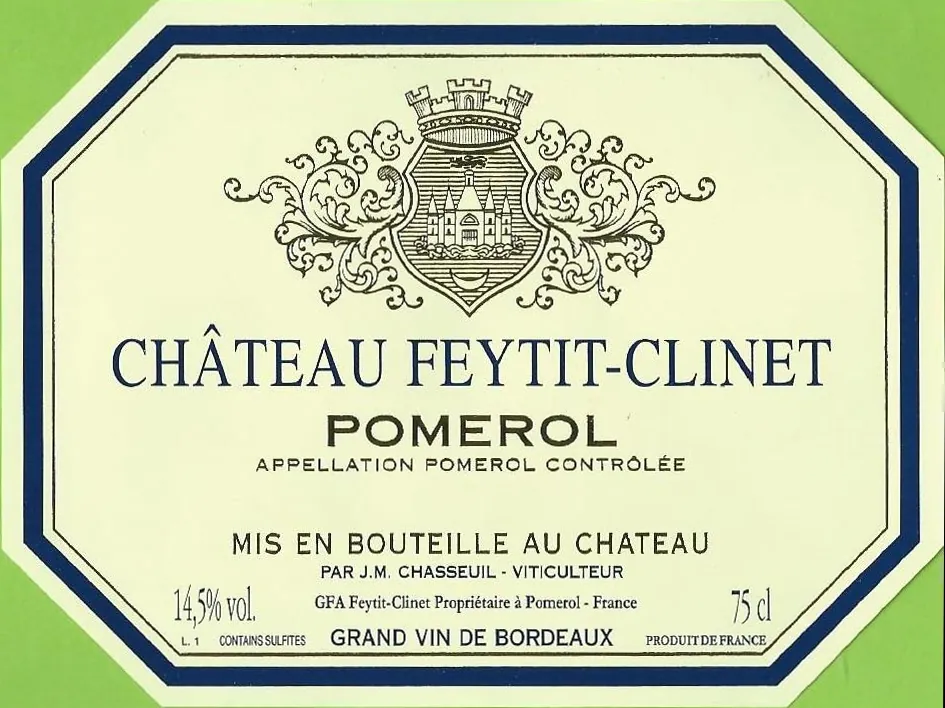 Chateau Feytit-Clinet Bottle