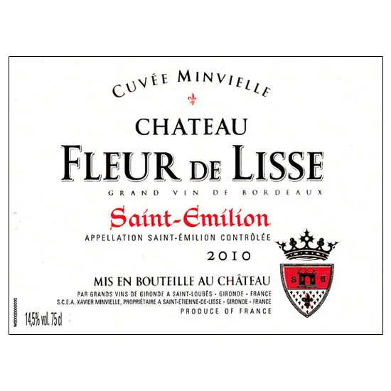 Chateau Fleur de Lisse Bottle