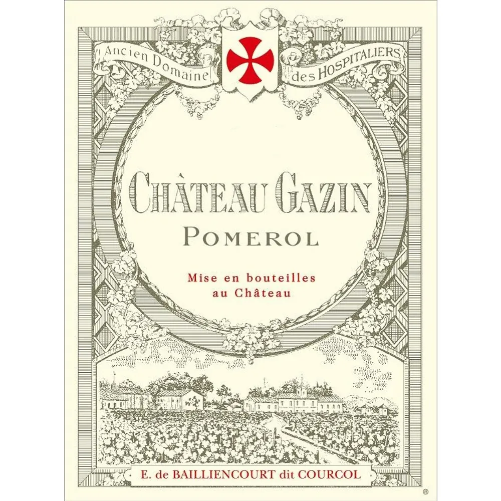 Chateau Gazin Bottle