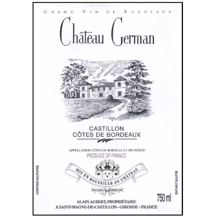 Chateau German Bottle