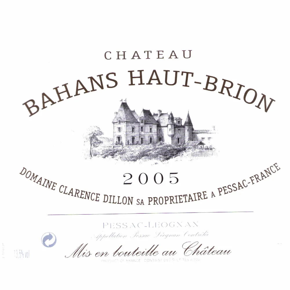 Bahans-Haut-Brion Bottle